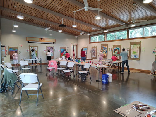 Process Painting Workshop at Bok Tower Gardens